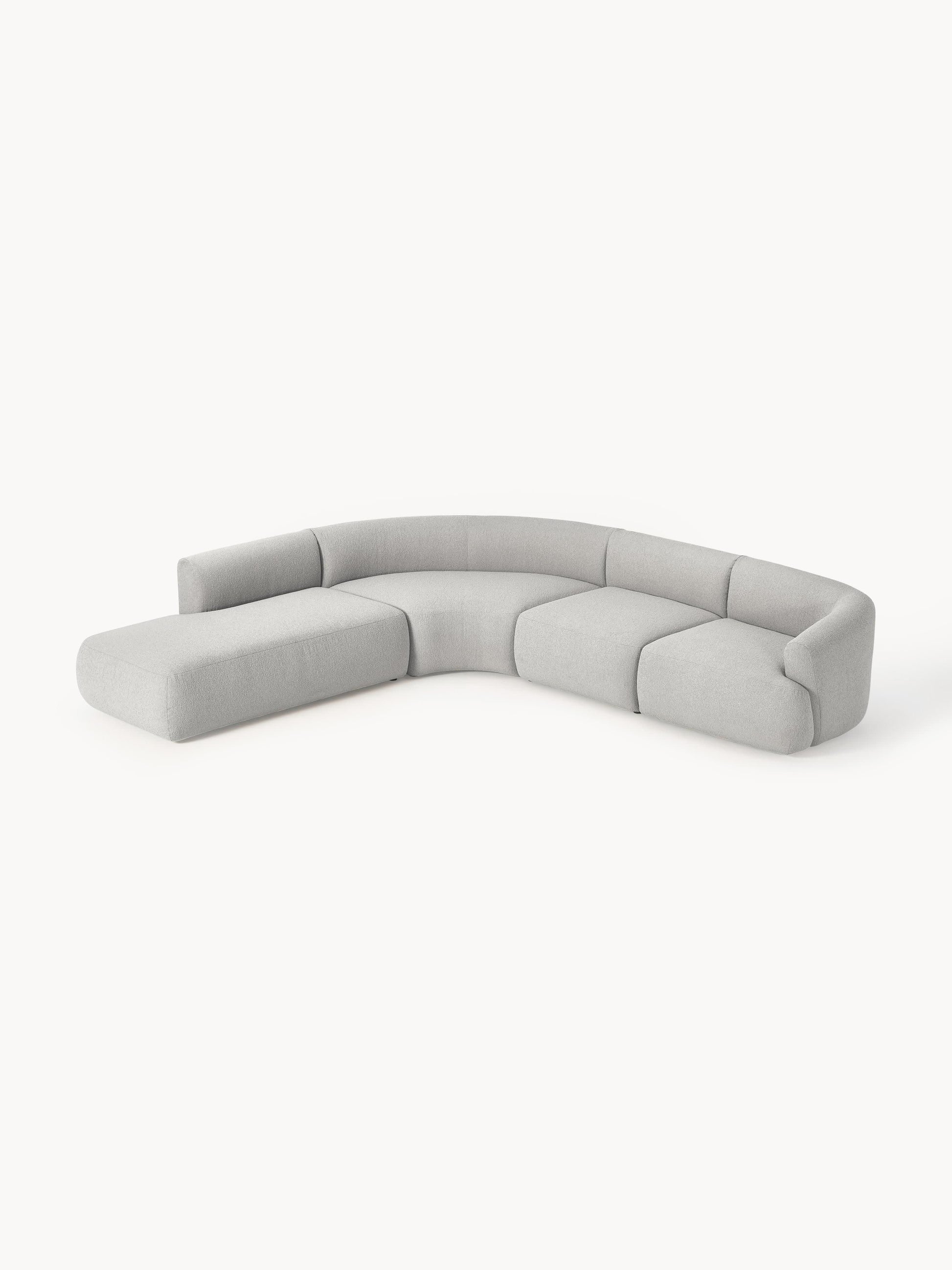 Simpales Sofia Bouclé Modular Corner Sofa, 4-Seater