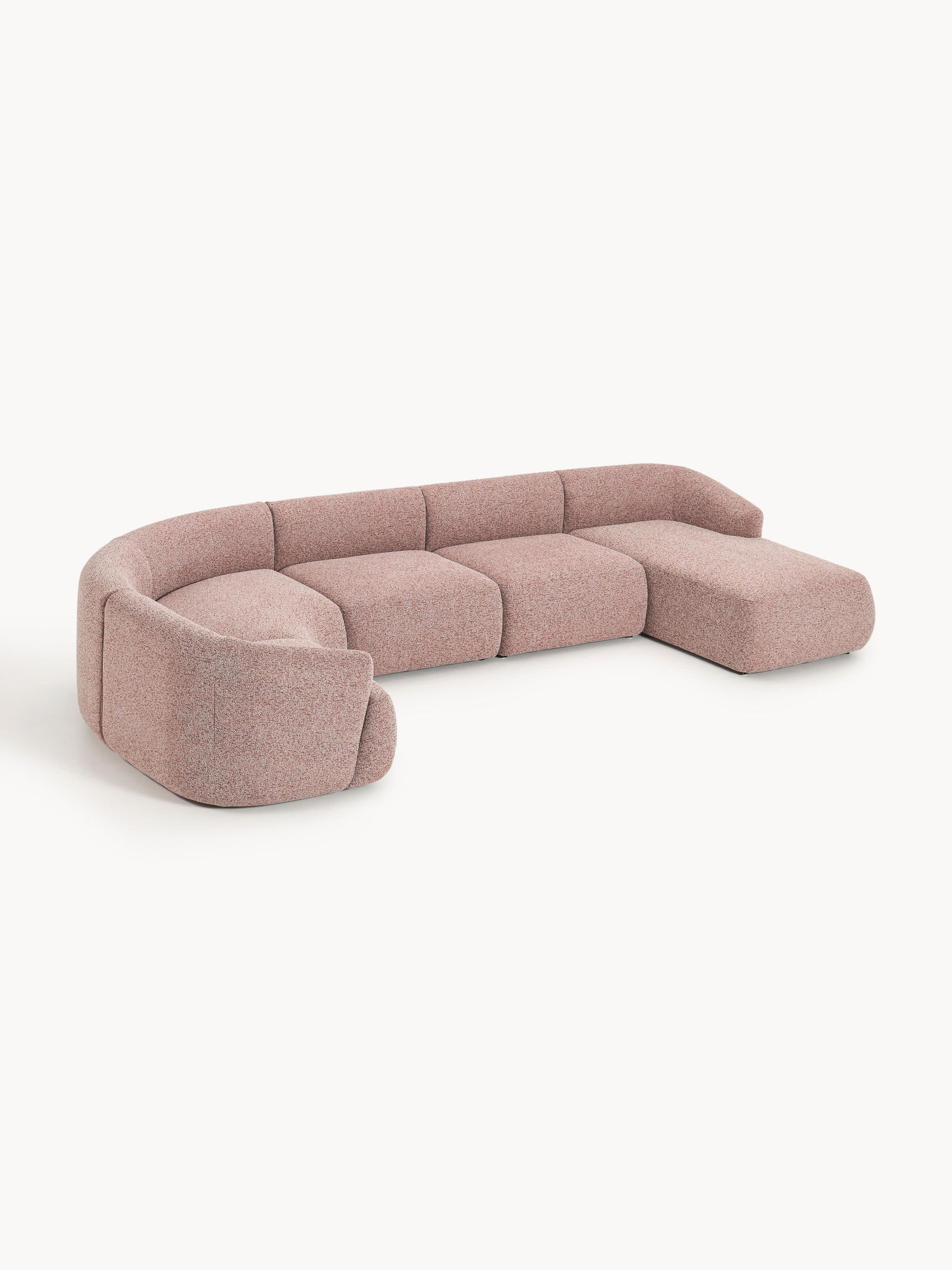 Simpales Sofia Bouclé XL Sofa, Modular