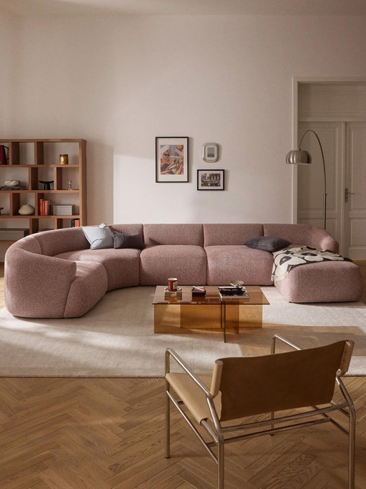 Simpales Sofia Bouclé XL Sofa, Modular