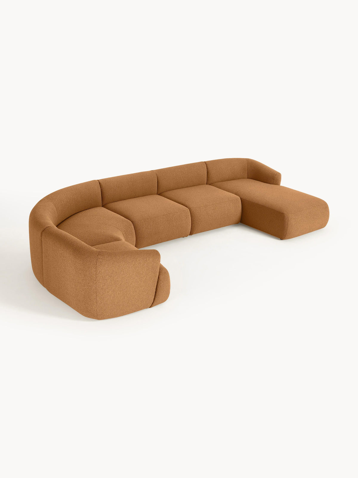 Simpales Sofia Bouclé XL Sofa, Modular