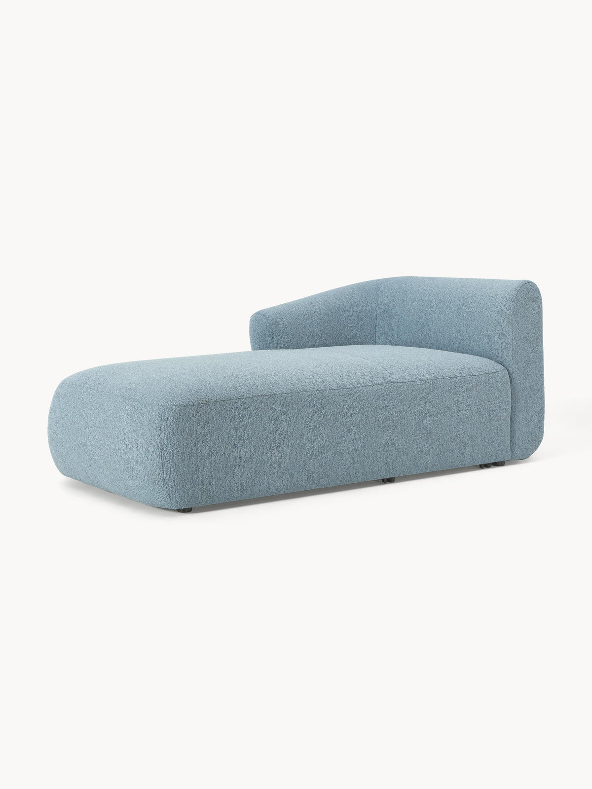 Simpales Sofia Corner Chaise Module in Bouclé