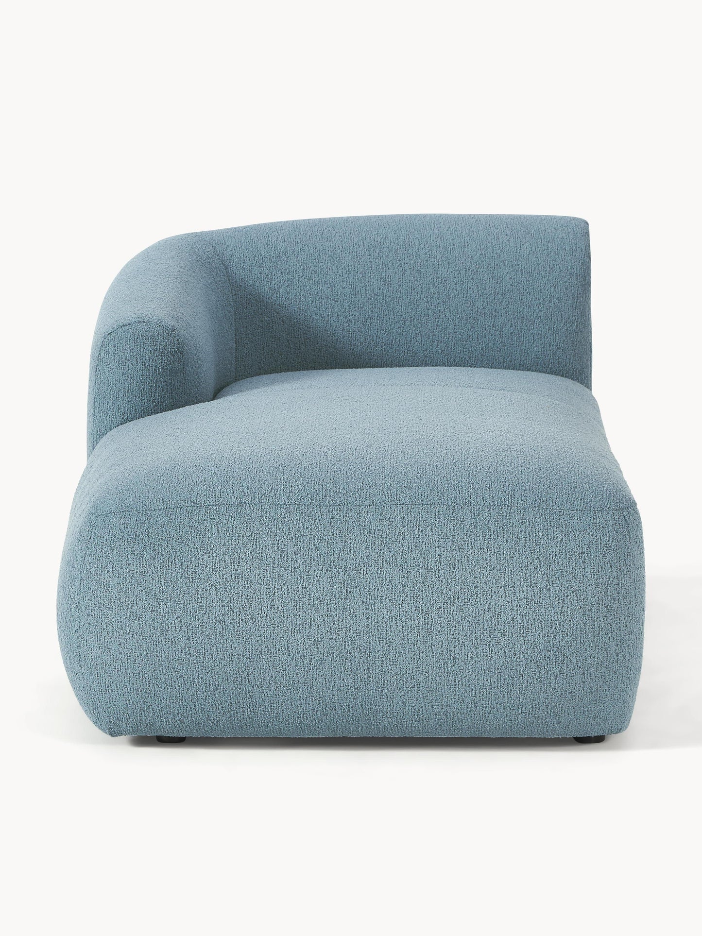 Simpales Sofia Corner Chaise Module in Bouclé