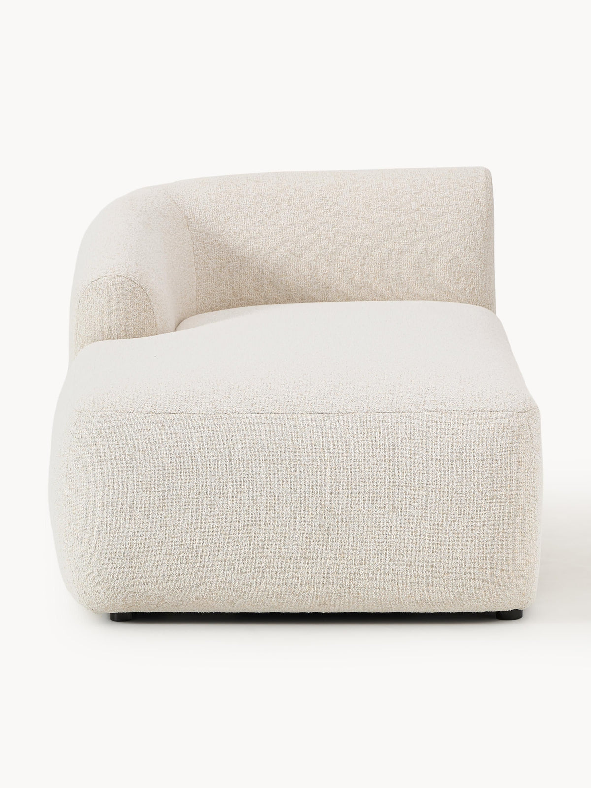 Simpales Sofia Corner Chaise Module in Bouclé