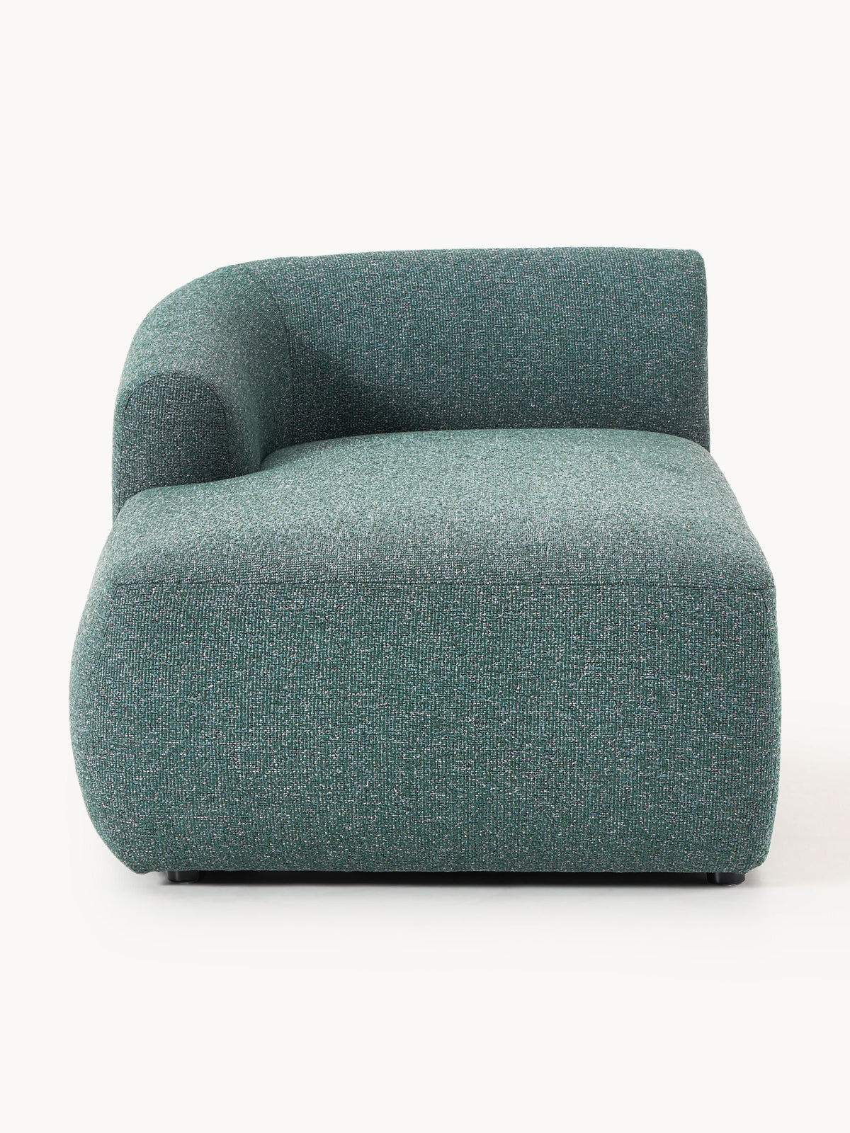 Simpales Sofia Corner Chaise Module in Bouclé