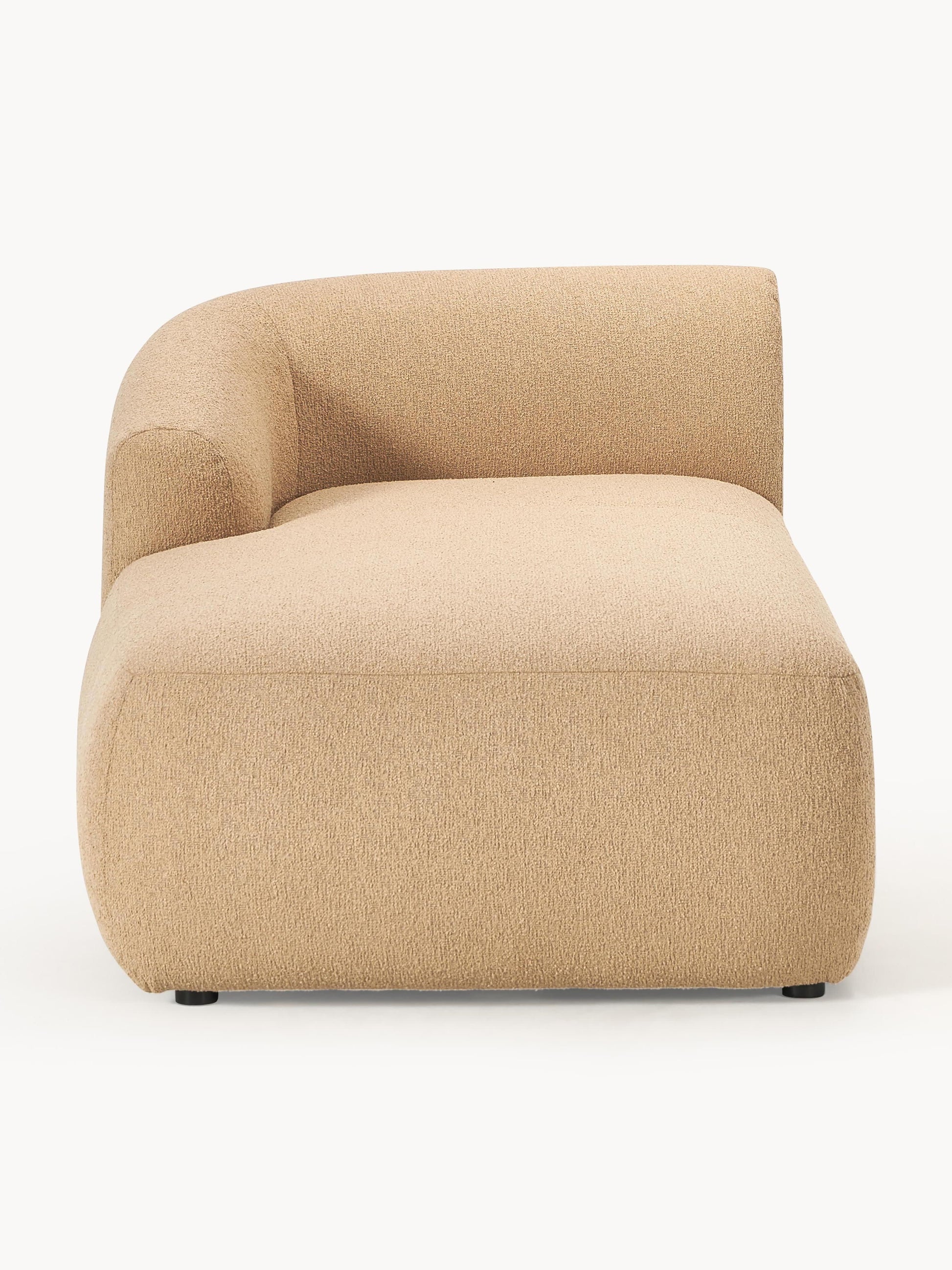 Simpales Sofia Corner Chaise Module in Bouclé