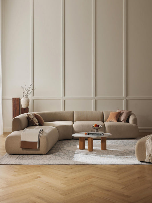 Simpales Sofia Corner Sofa, Modular, 4-Seater