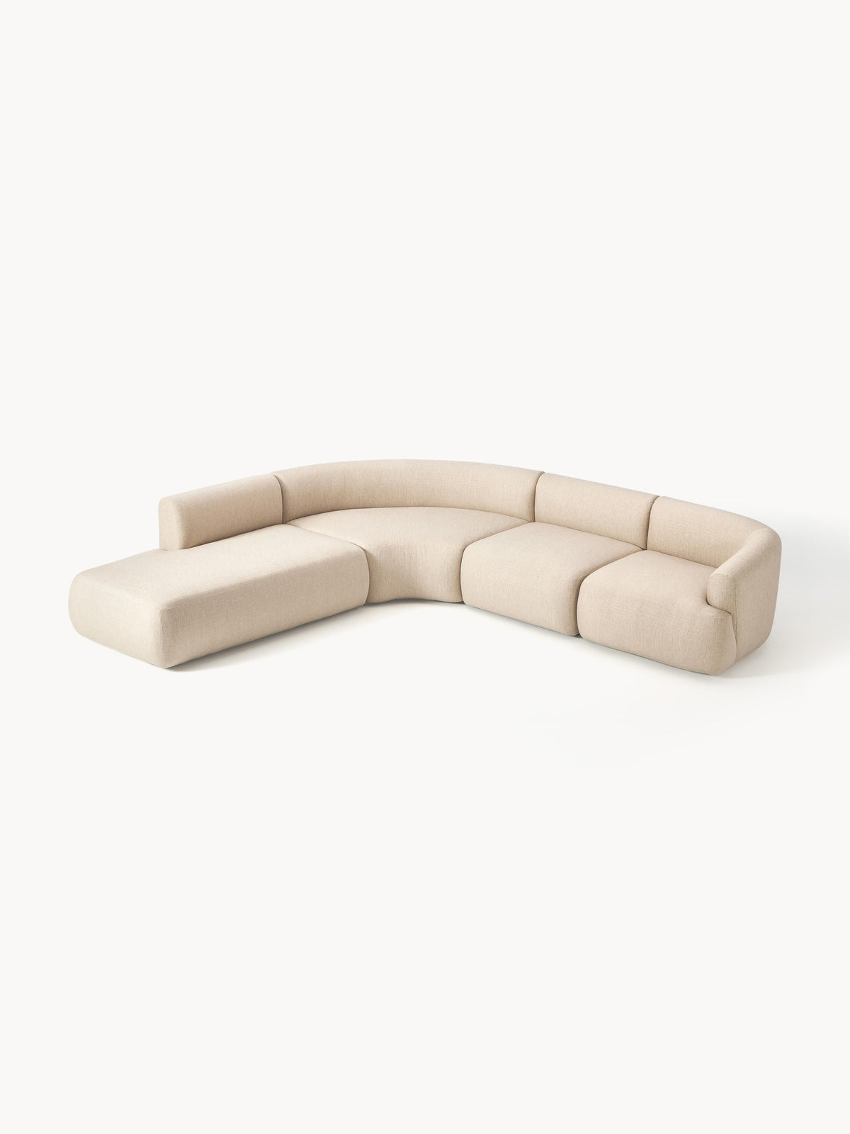 Simpales Sofia Corner Sofa, Modular, 4-Seater