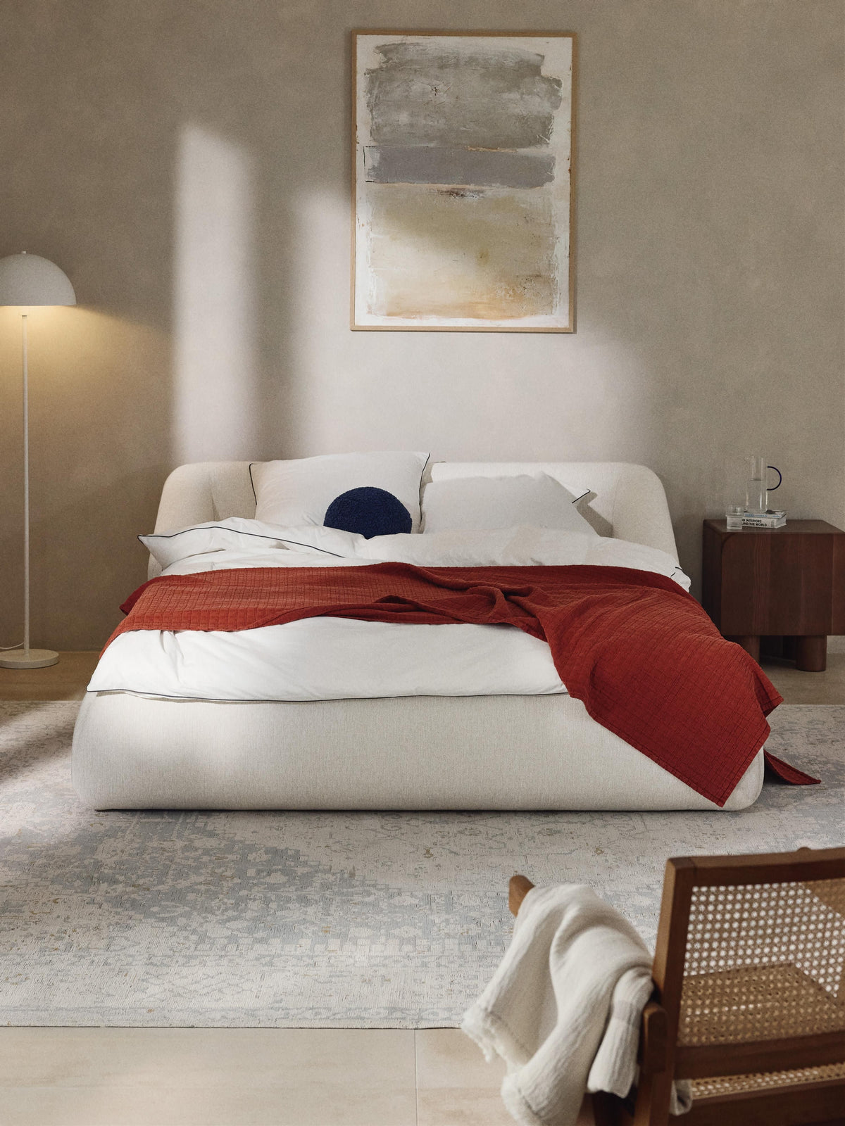 Simpales Sofia Upholstered Bed Frame