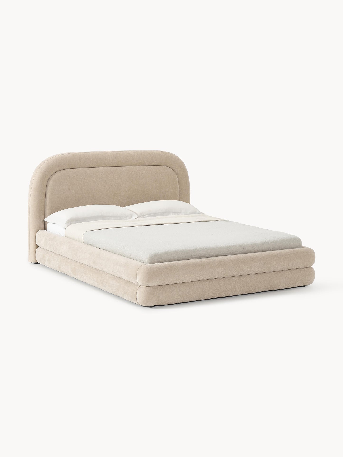 Simpales Solomon Bed Frame, Upholstered