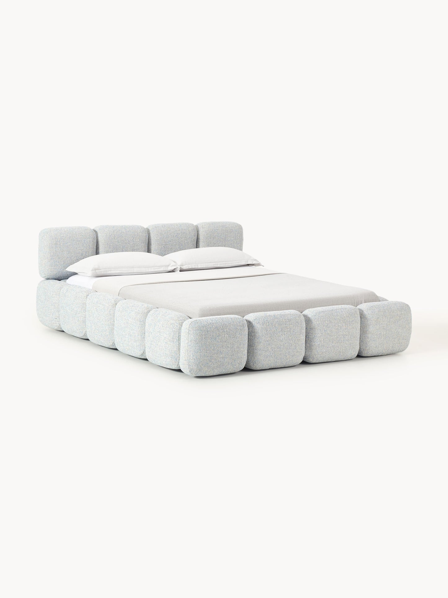 Simpales Tayla Upholstered Bed, Bouclé