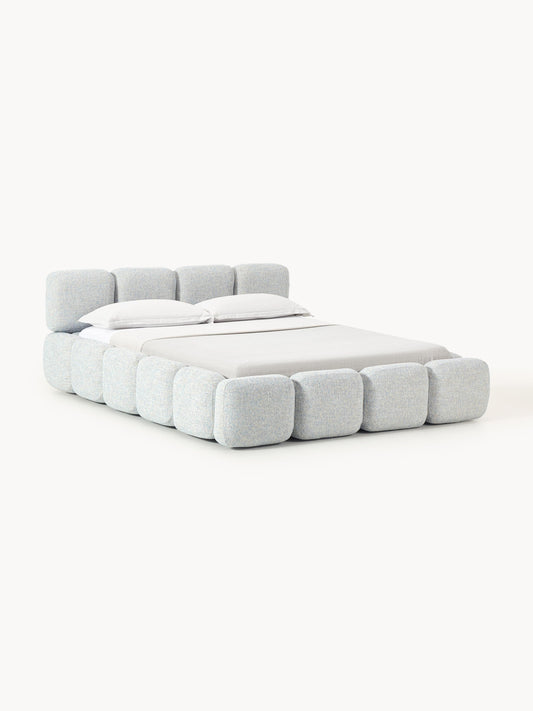 Simpales Tayla Upholstered Bed, Bouclé