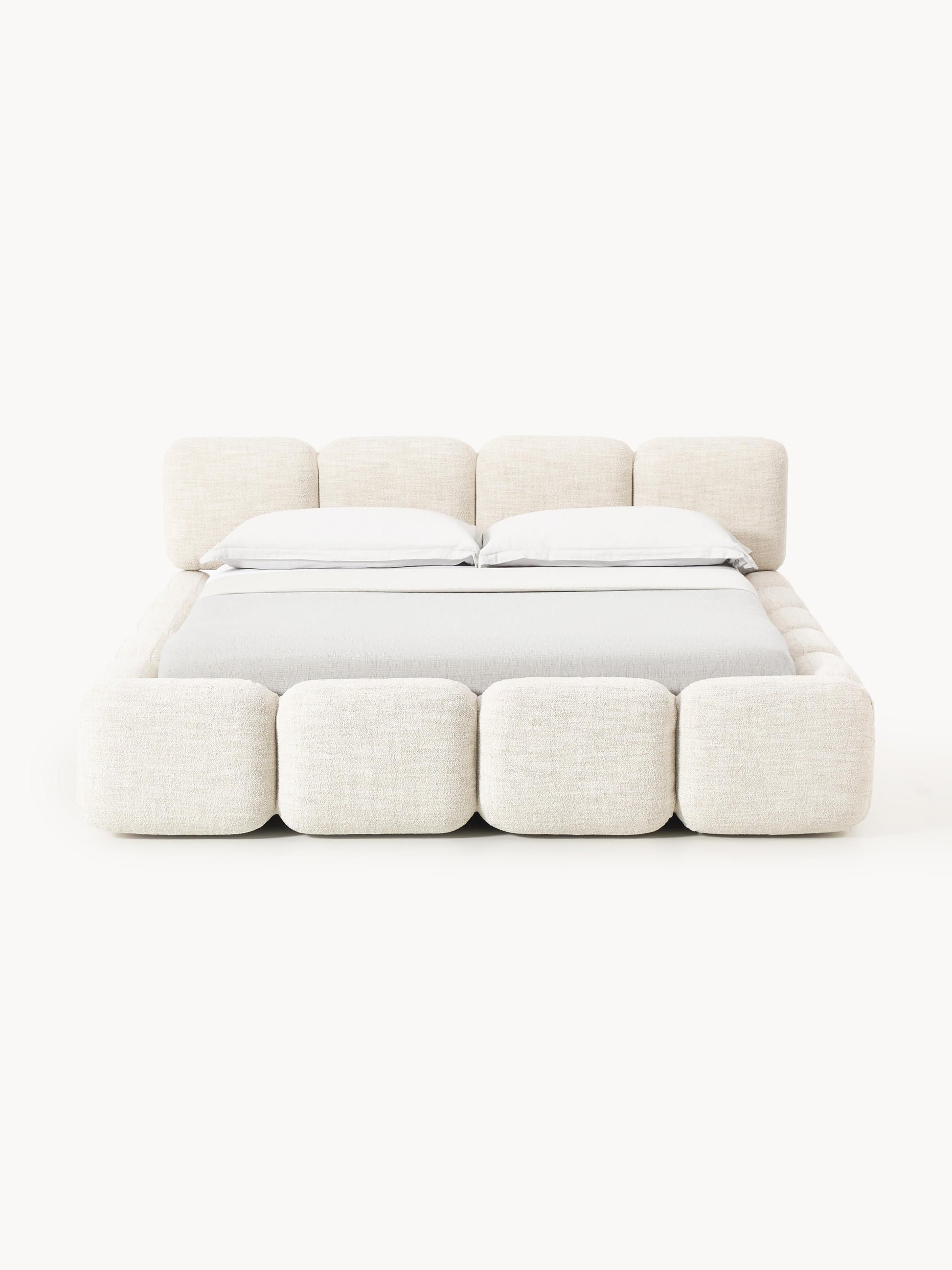 Simpales Tayla Upholstered Bed, Bouclé