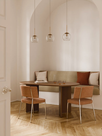 Simpales Toni Oval Dining Table in Wood, in Various Sizes