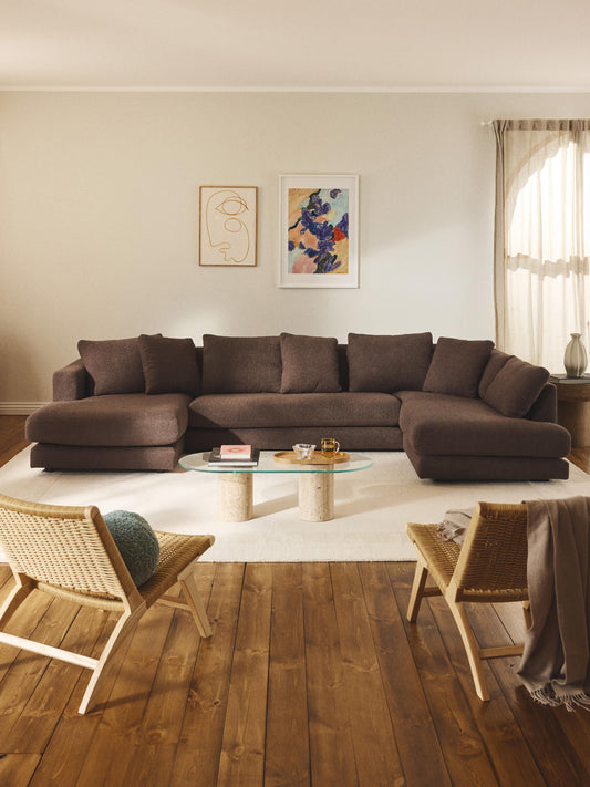 Simpales Tribeca Bouclé Sofa, XL