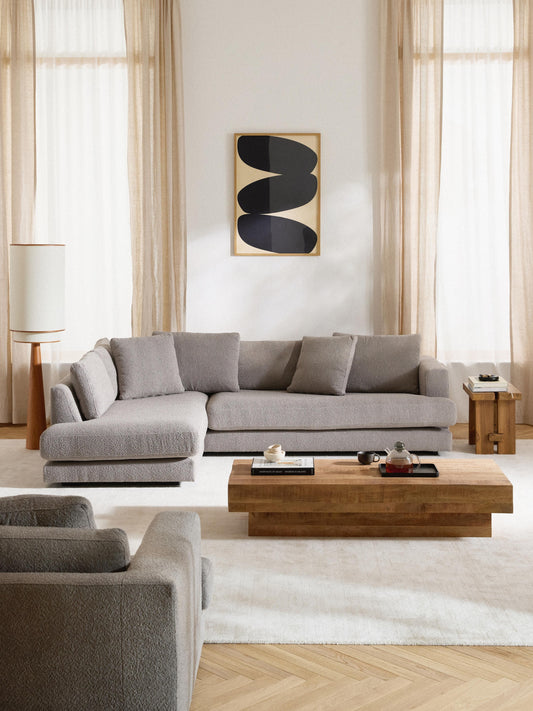 Simpales Tribeca Corner Sofa, Bouclé