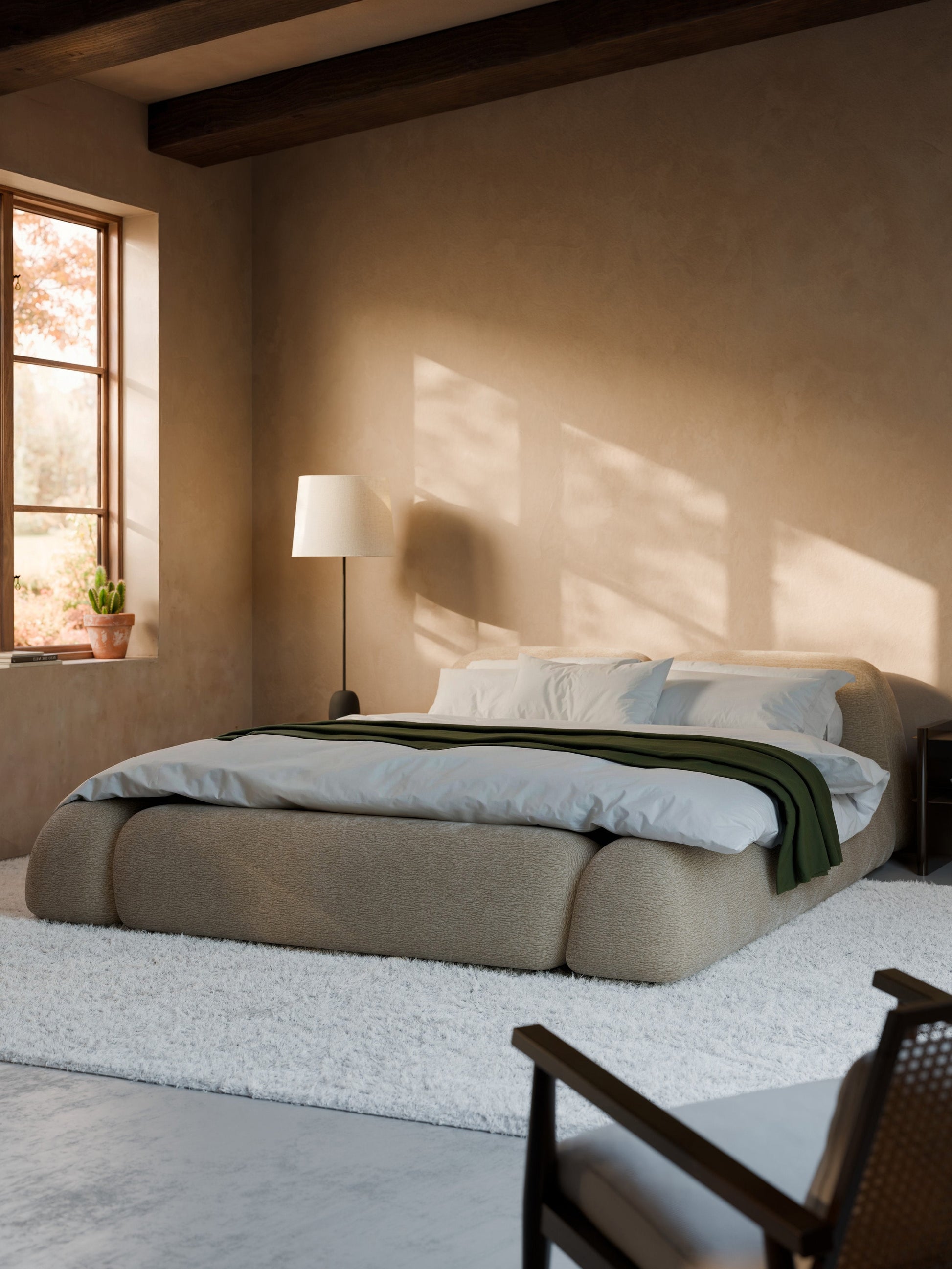 Simpales Wolke Bed with Upholstery