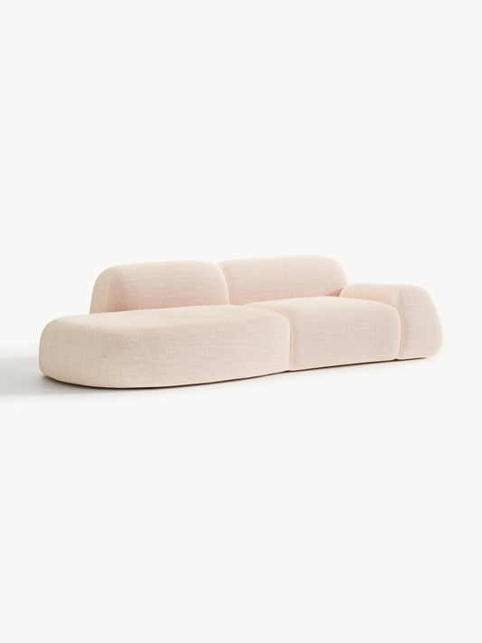 Simpales Wolke Bouclé Chaise, Modular (3-Seater)
