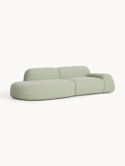 Simpales Wolke Bouclé Chaise, Modular (3-Seater)
