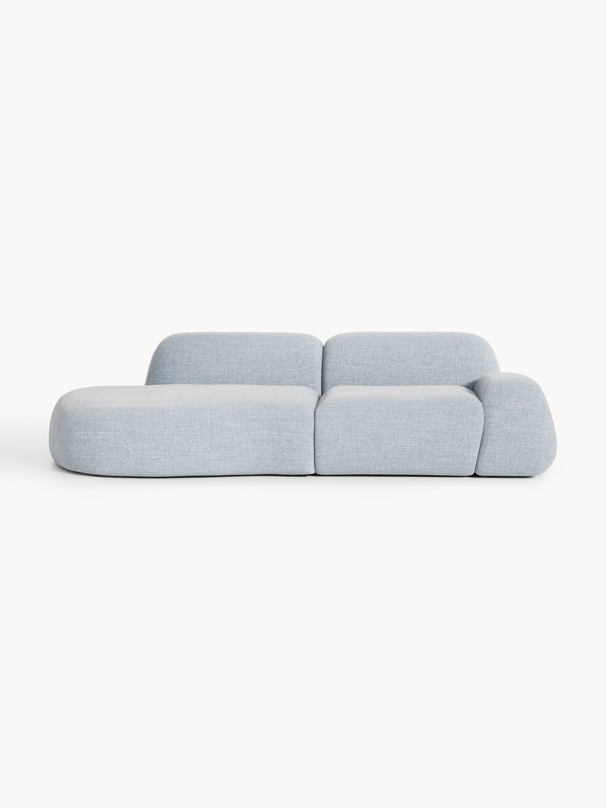 Simpales Wolke Bouclé Chaise, Modular (3-Seater)