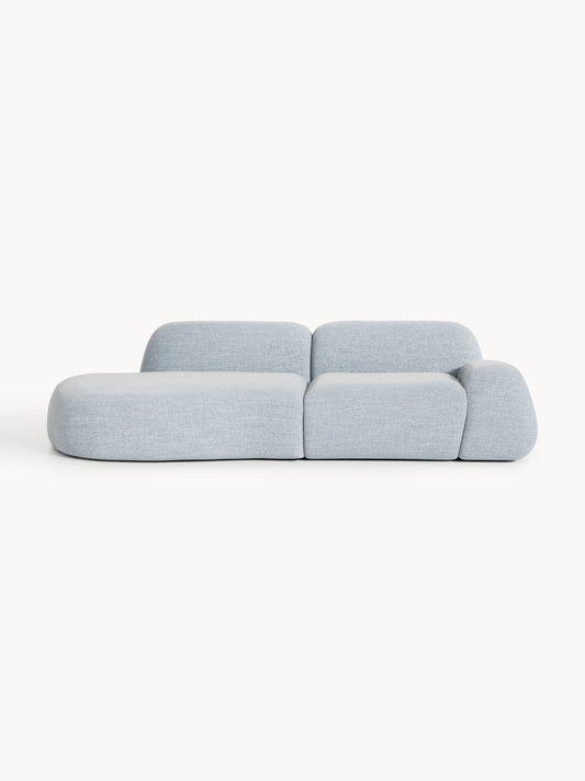 Simpales Wolke Bouclé Chaise, Modular (3-Seater)
