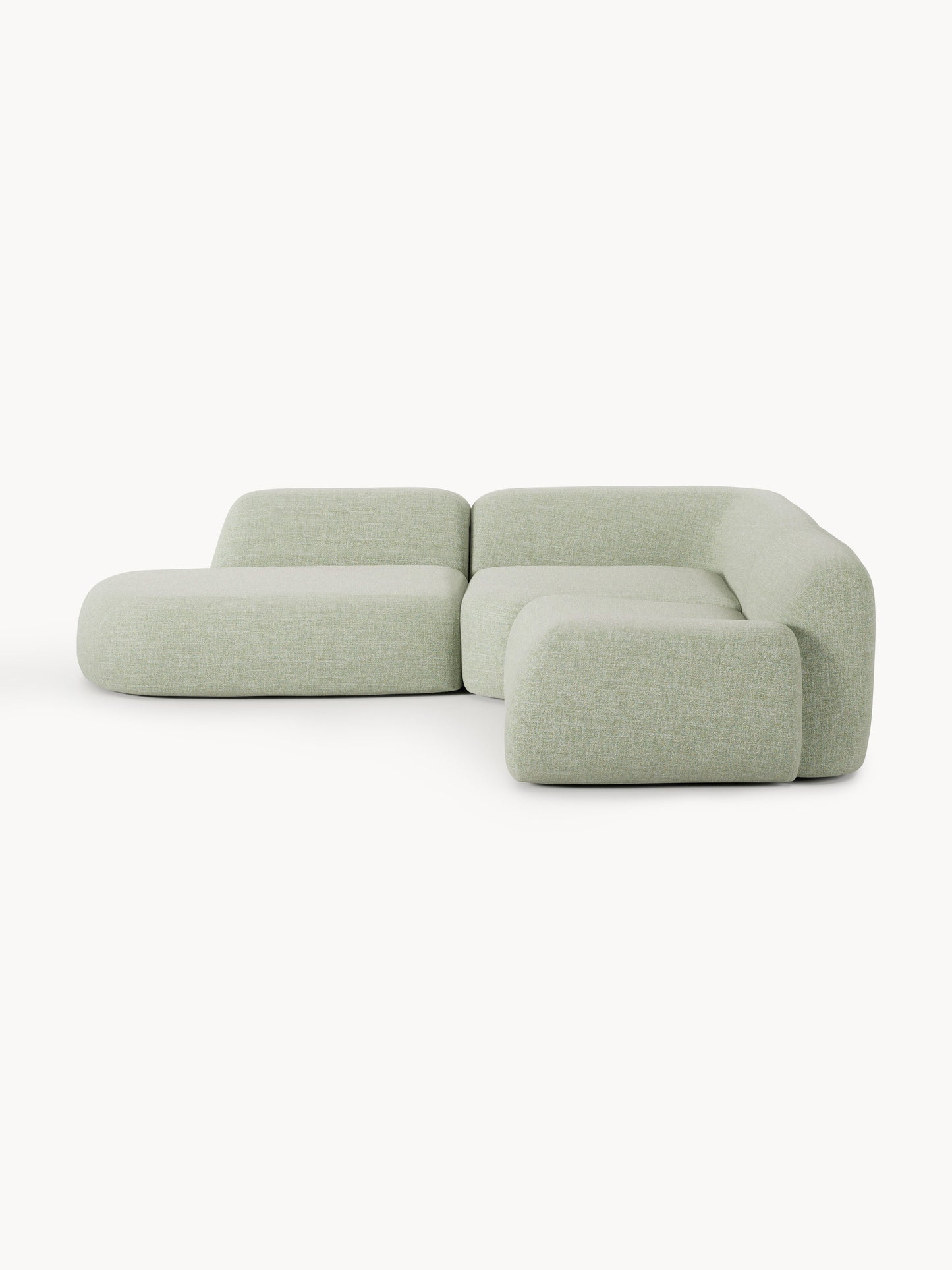 Simpales Wolke Bouclé Modular Corner Sofa with Chaise Longue, 4-Seater
