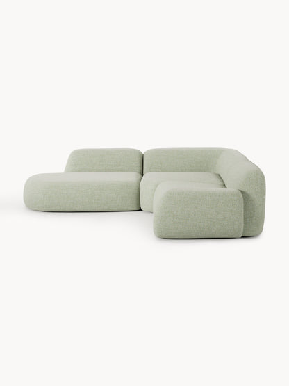 Simpales Wolke Bouclé Modular Corner Sofa with Chaise Longue, 4-Seater