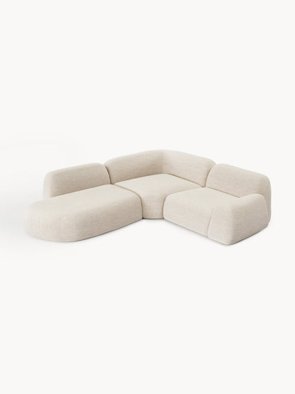 Simpales Wolke Bouclé Modular Corner Sofa with Chaise Longue, 4-Seater