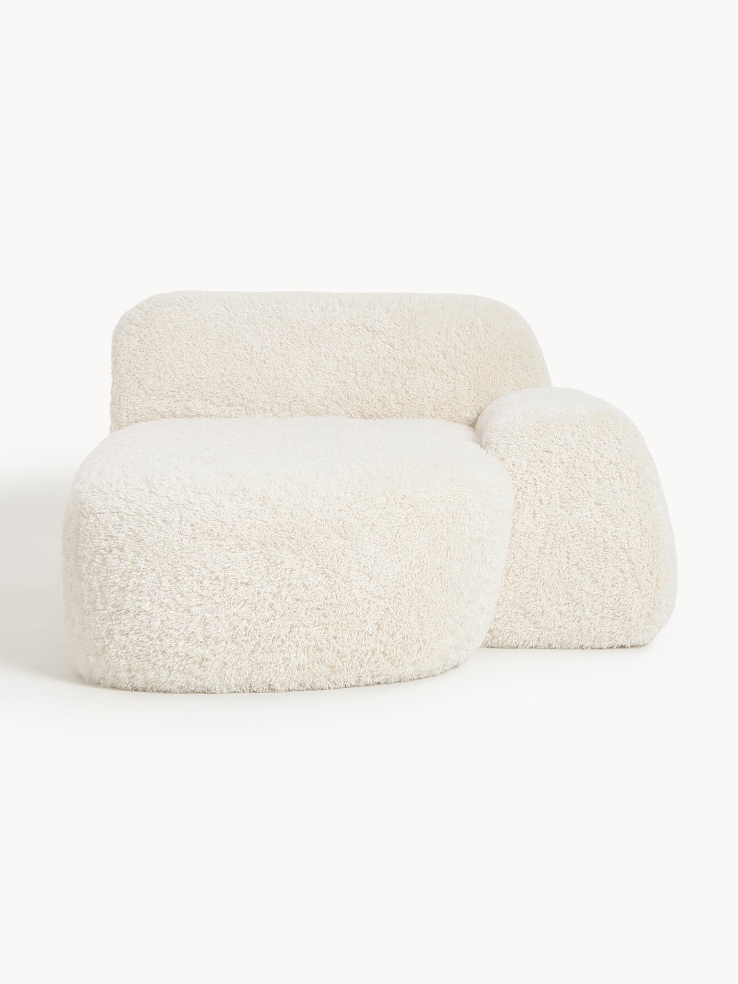 Simpales Wolke Chaise in Teddy