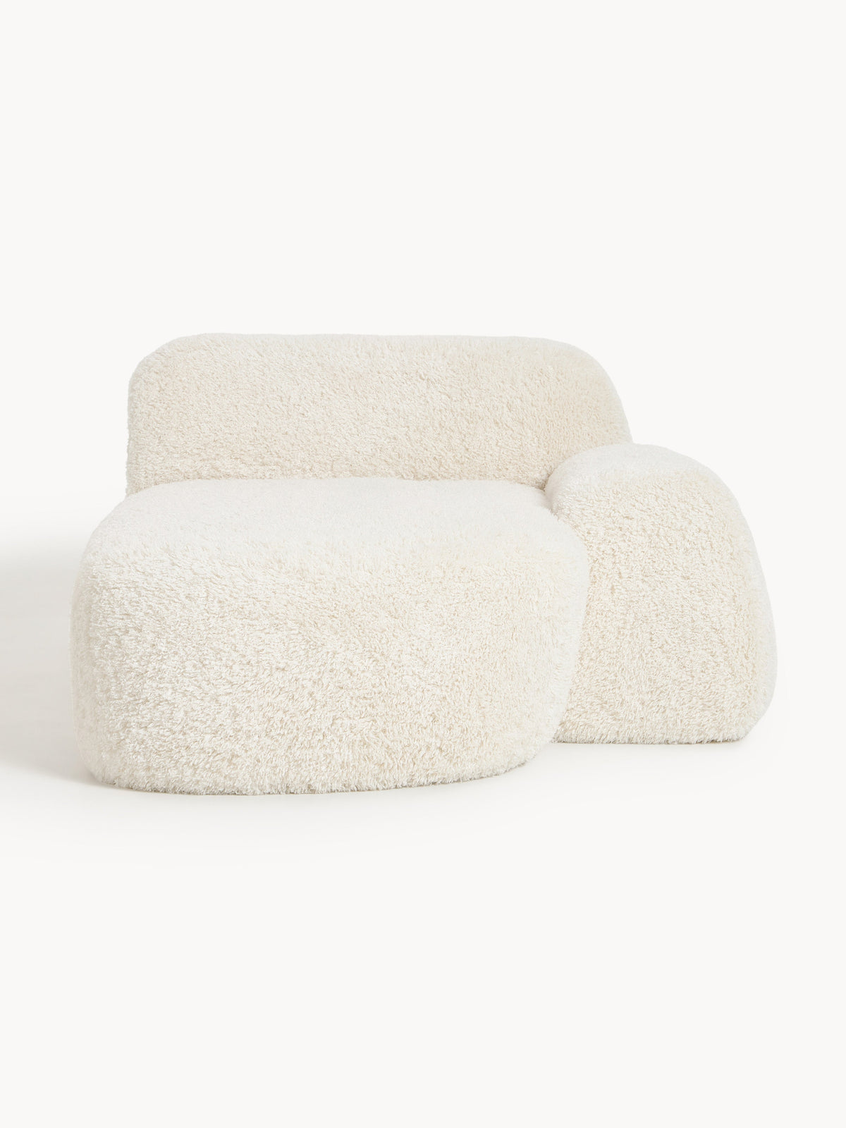 Simpales Wolke Chaise in Teddy