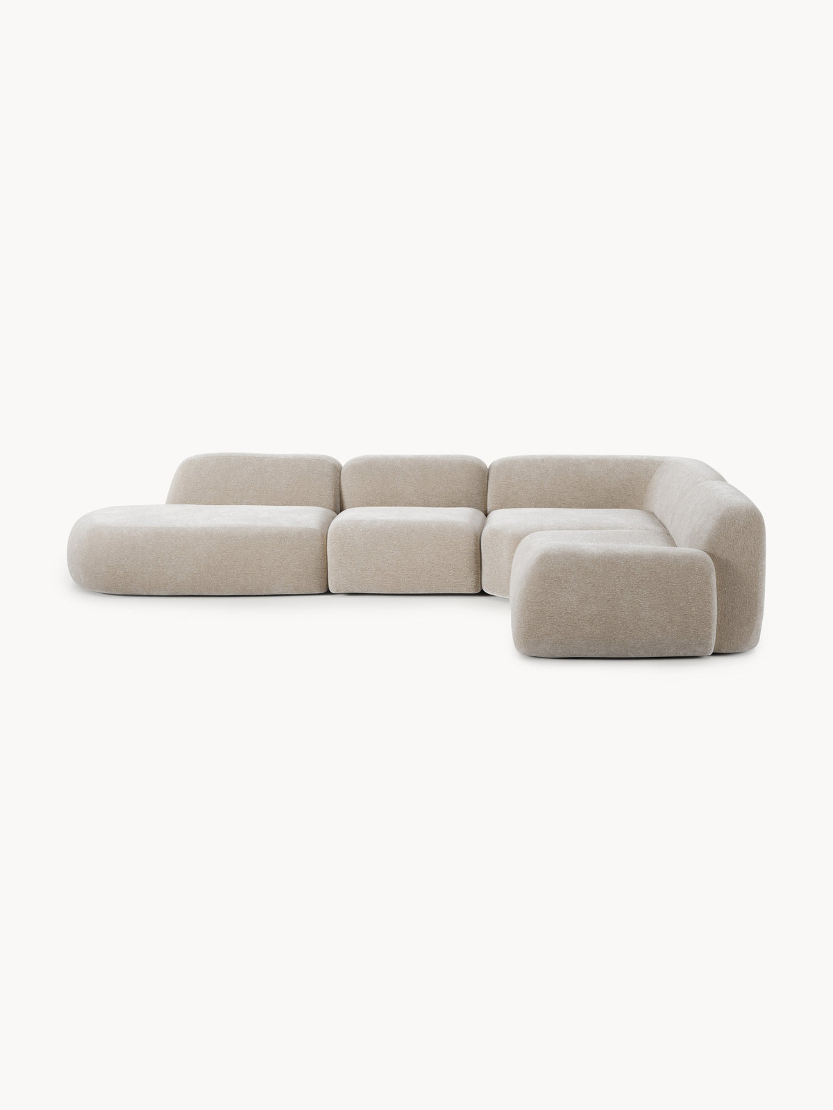 Simpales Wolke Chaise Longue Corner Sofa, Modular, XL