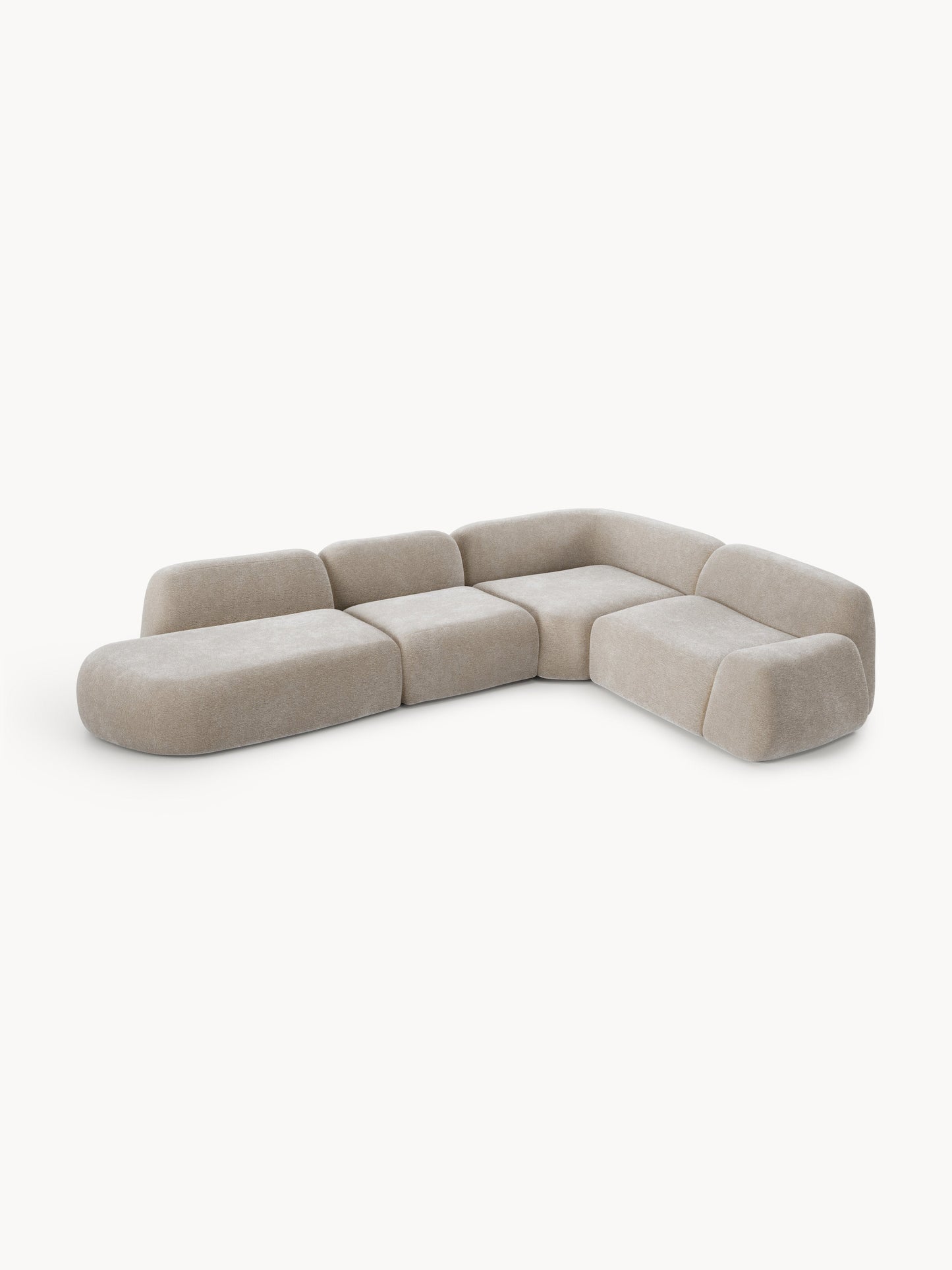 Simpales Wolke Chaise Longue Corner Sofa, Modular, XL