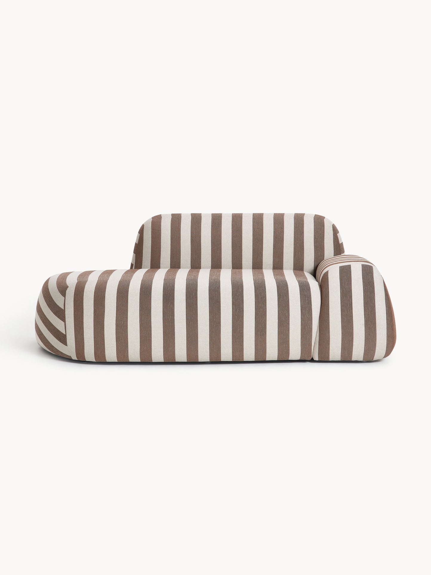 Simpales Wolke Chaise Longue Sofa, Striped, 2-Seater