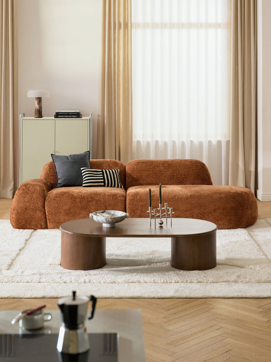 Simpales Wolke Chaise (Teddy Bouclé)