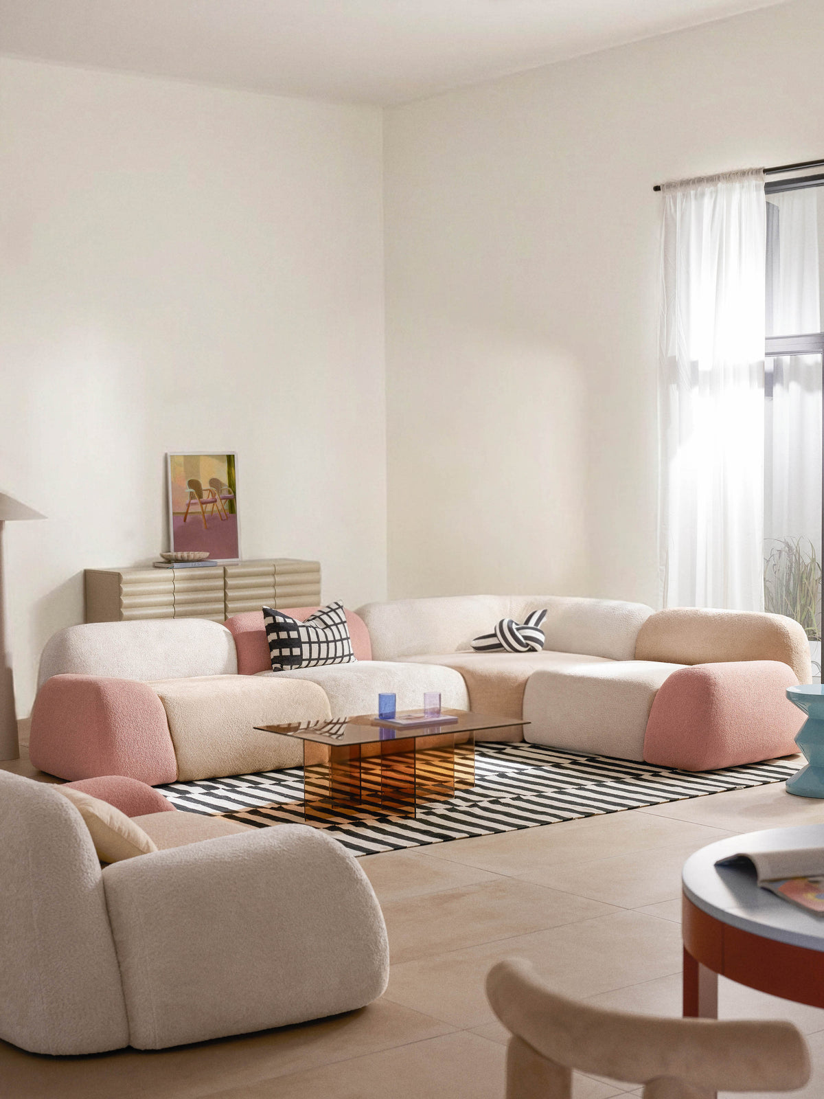 Simpales Wolke Corner Sofa (4-Seater), Modular, Fuorisalone Edition