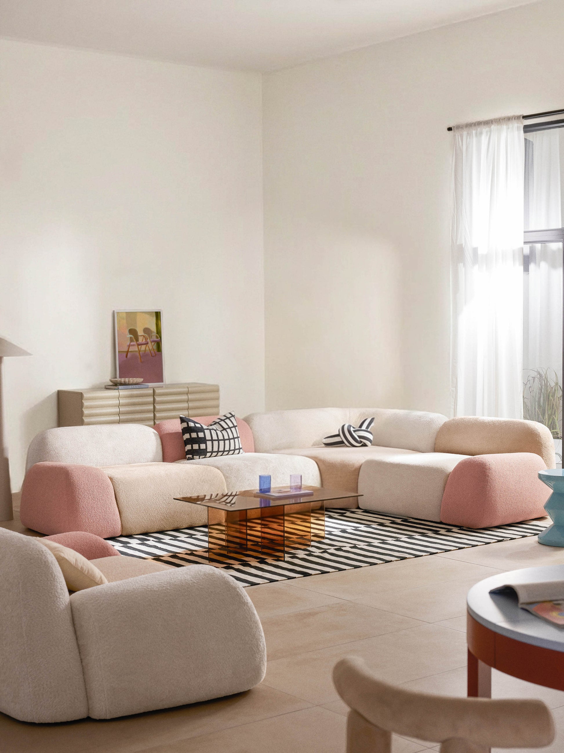 Simpales Wolke Corner Sofa (4-Seater), Modular, Fuorisalone Edition
