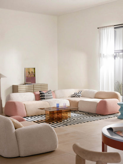 Simpales Wolke Corner Sofa (4-Seater), Modular, Fuorisalone Edition
