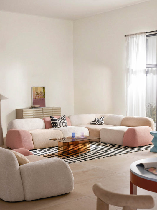 Simpales Wolke Corner Sofa (4-Seater), Modular, Fuorisalone Edition