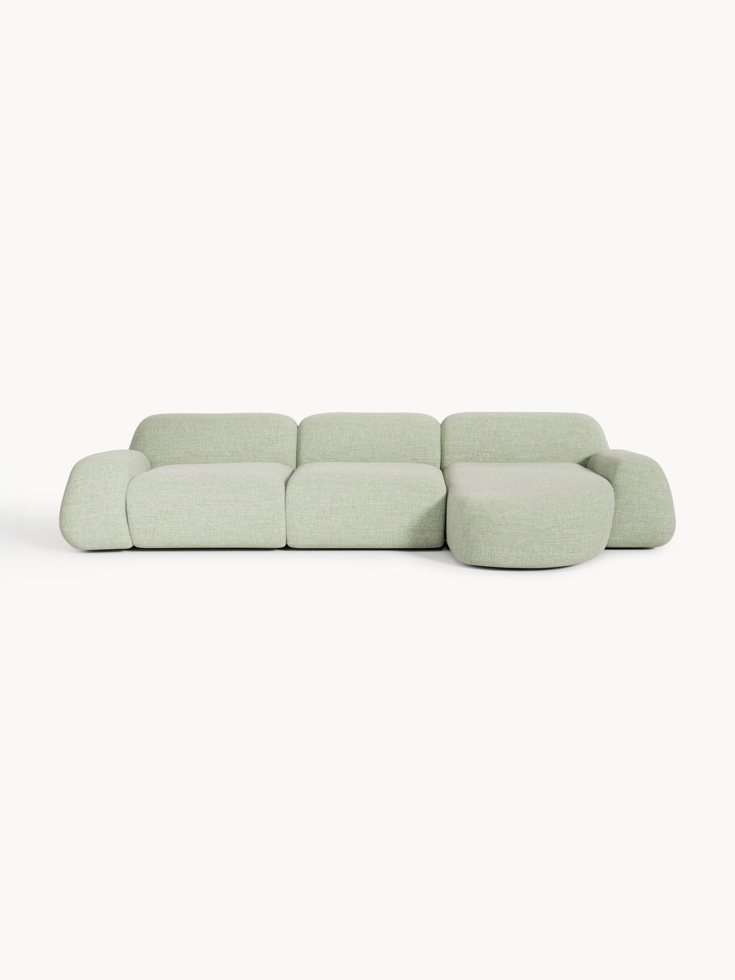 Simpales Wolke Corner Sofa in Bouclé, Modular (4-Seater)