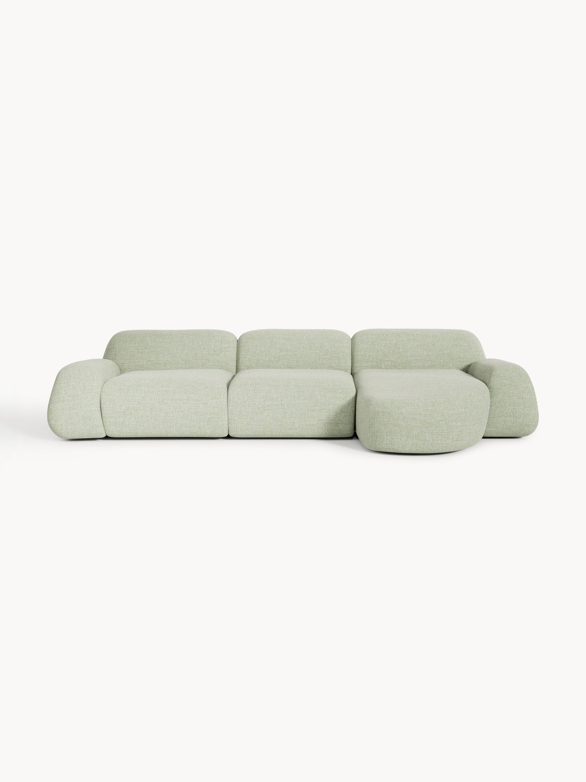 Simpales Wolke Corner Sofa in Bouclé, Modular (4-Seater)