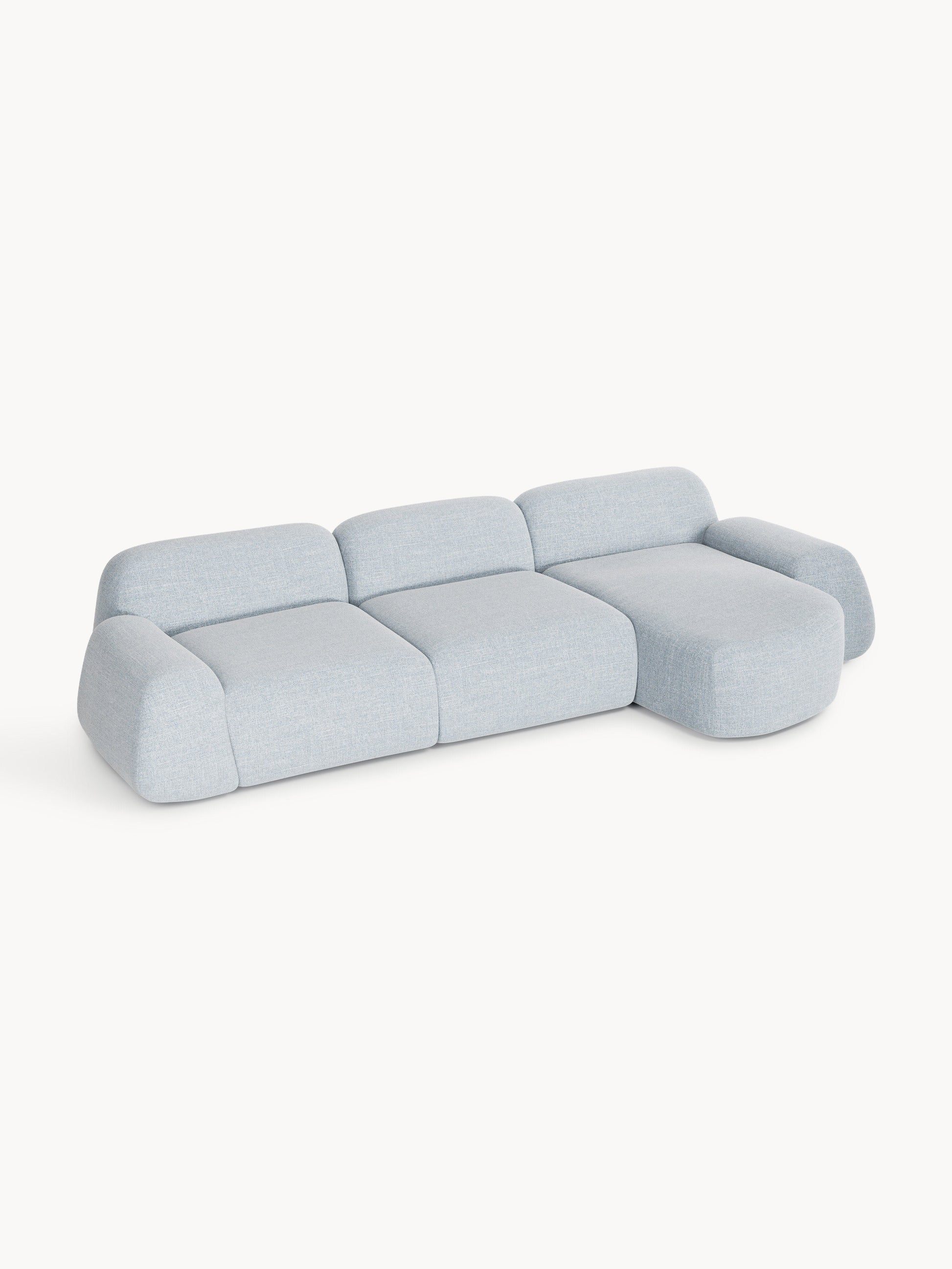 Simpales Wolke Corner Sofa in Bouclé, Modular (4-Seater)