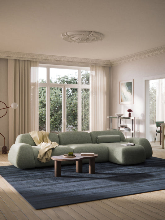 Simpales Wolke Corner Sofa in Bouclé, Modular (4-Seater)