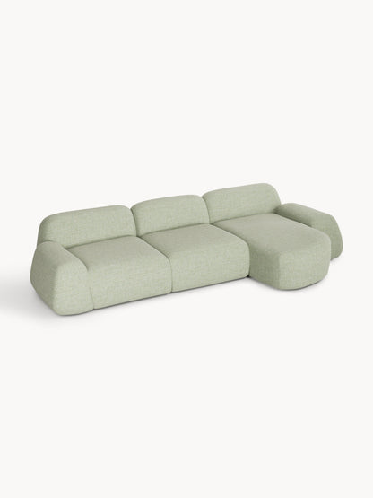 Simpales Wolke Corner Sofa in Bouclé, Modular (4-Seater)
