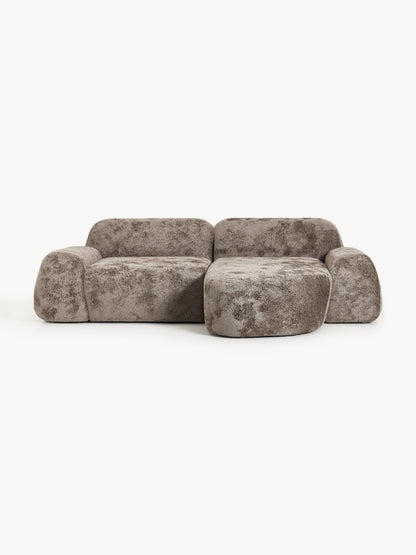 Simpales Wolke Corner Sofa in Teddy Bouclé, Modular (3-Seater)