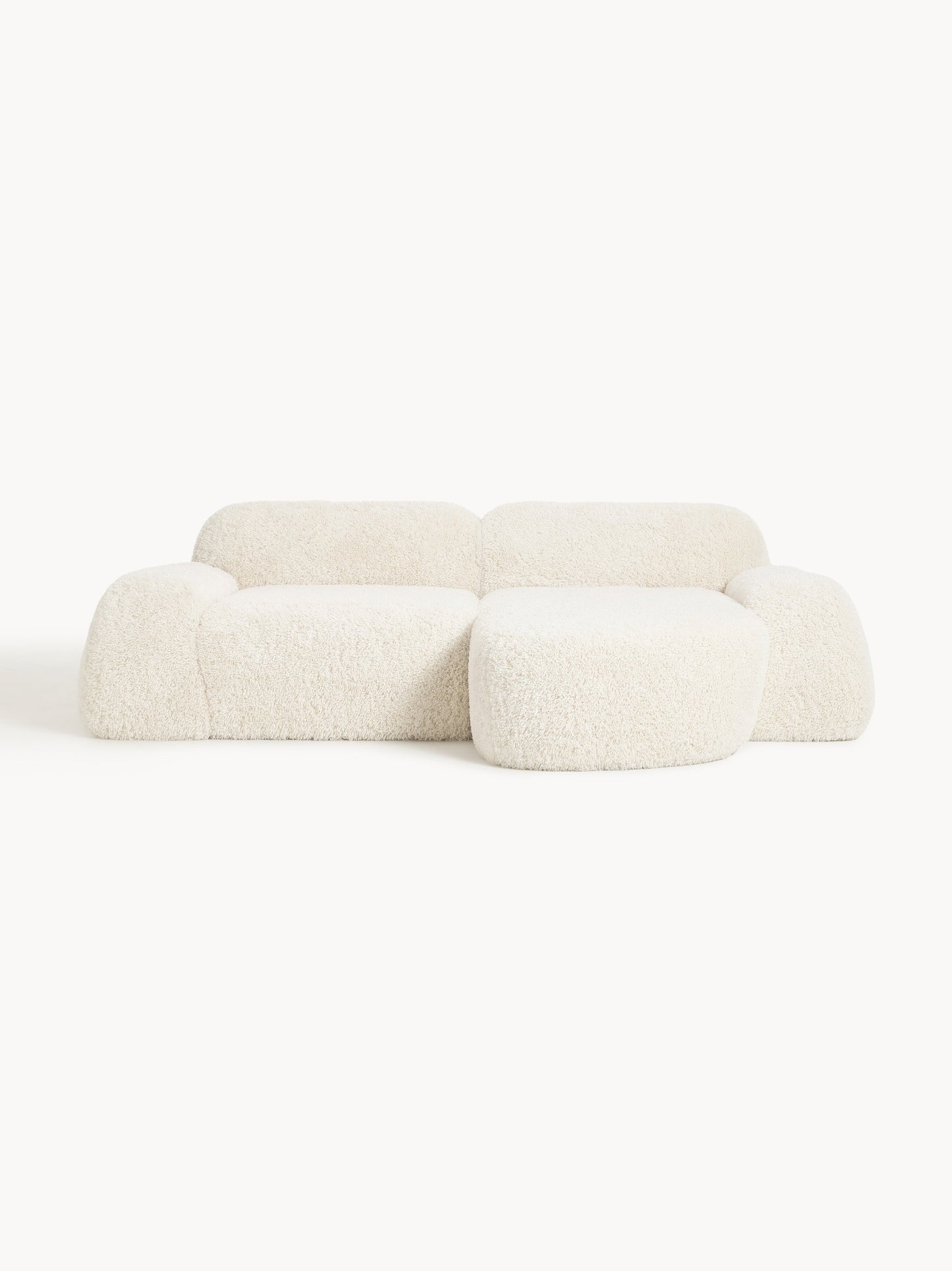 Simpales Wolke Corner Sofa in Teddy, Modular (3-Seater)