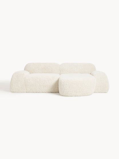 Simpales Wolke Corner Sofa in Teddy, Modular (3-Seater)