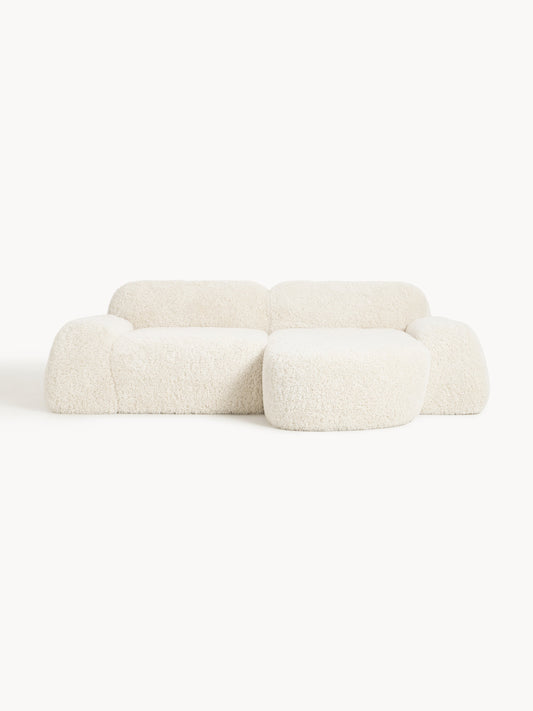 Simpales Wolke Corner Sofa in Teddy, Modular (3-Seater)