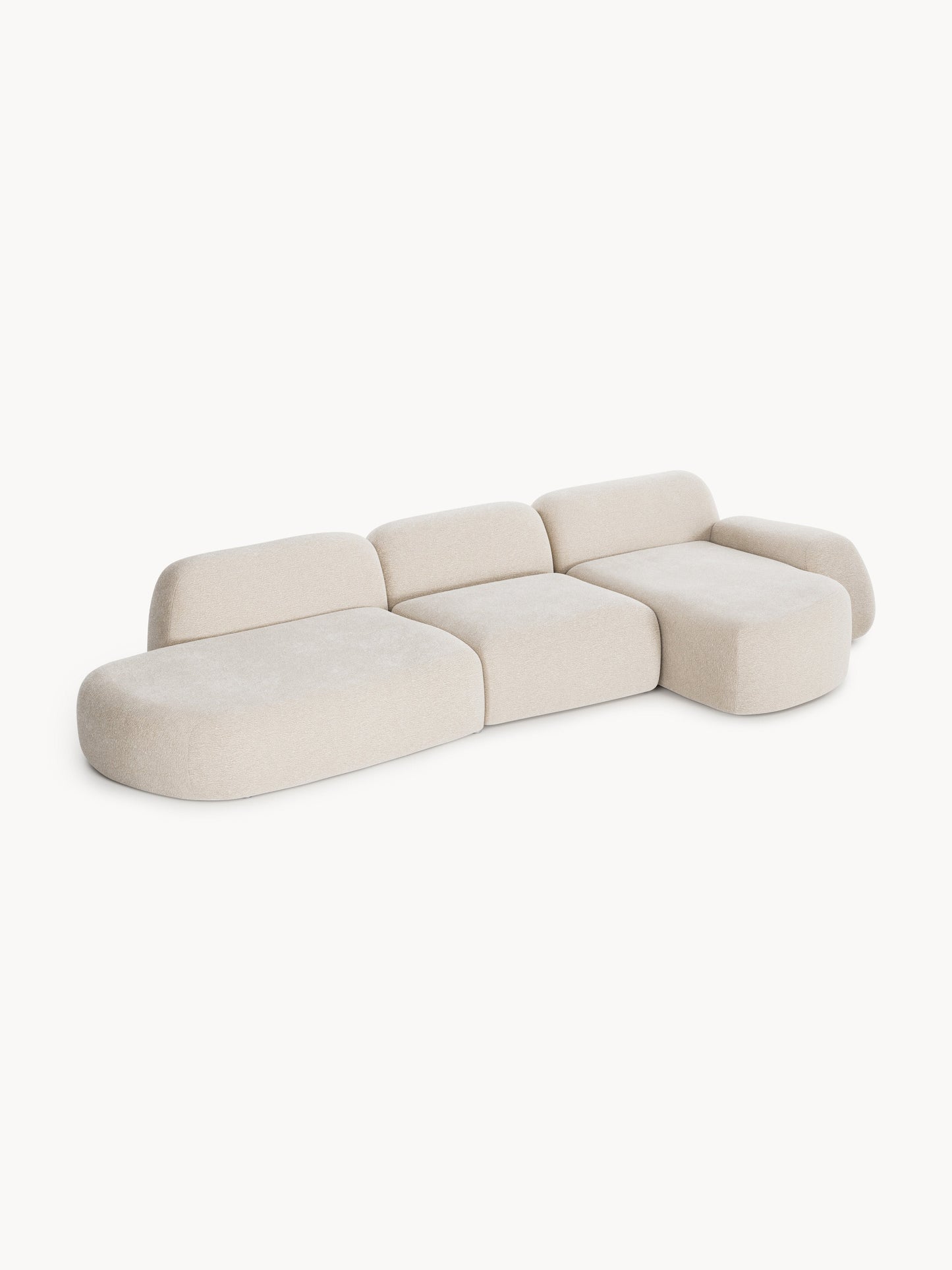 Simpales Wolke Corner Sofa with Chaise Longue, Modular, 4-Seater