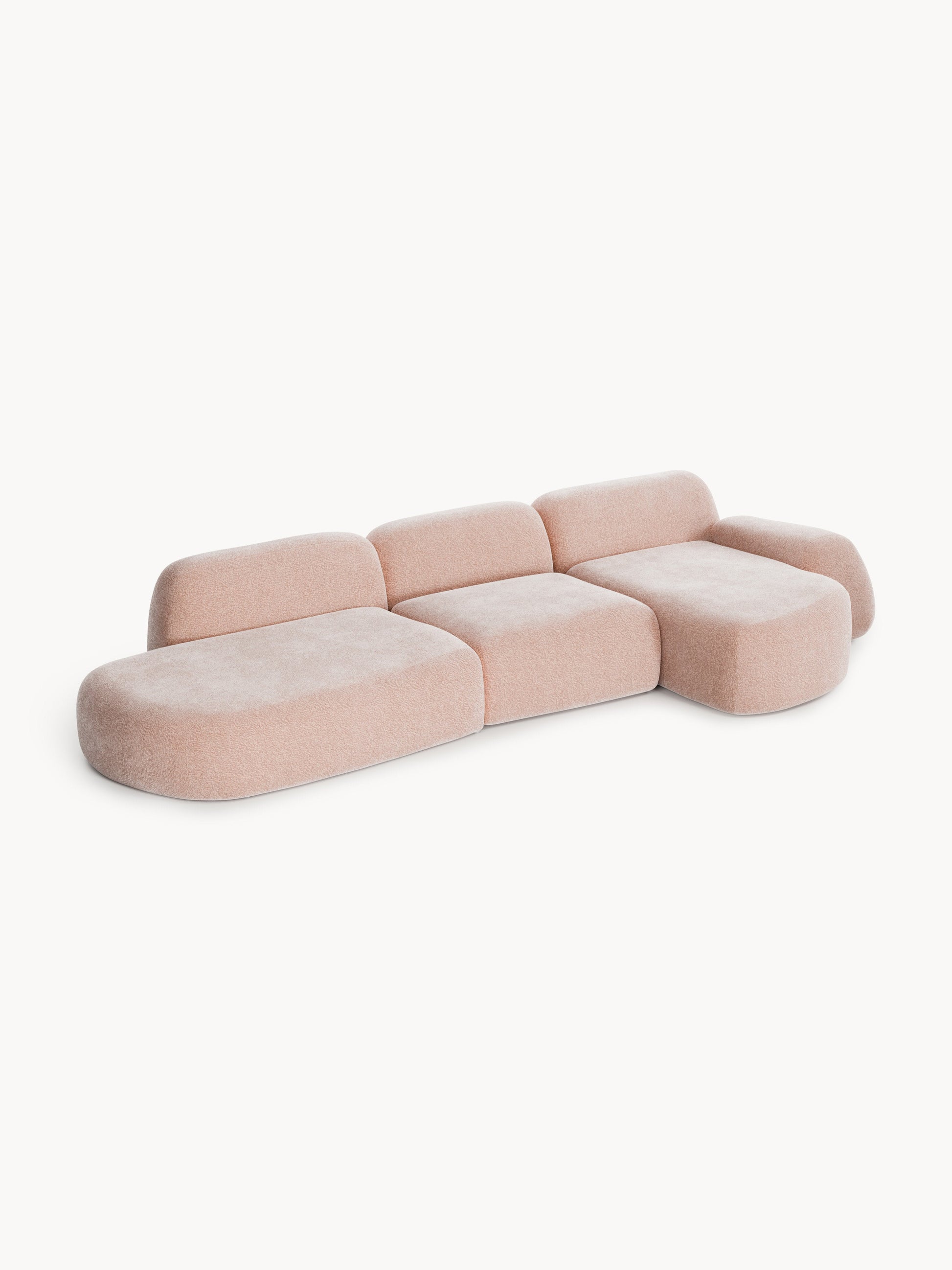 Simpales Wolke Corner Sofa with Chaise Longue, Modular, 4-Seater