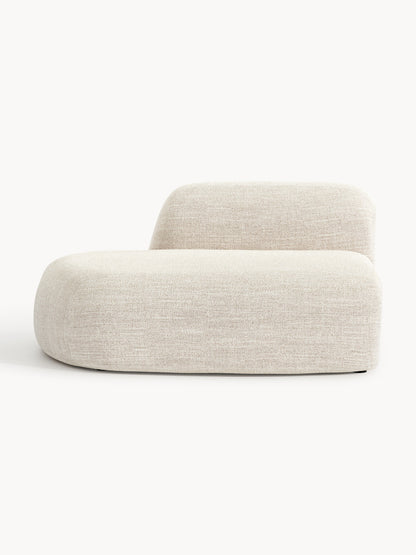 Simpales Wolke Modular Chaise Section in Bouclé