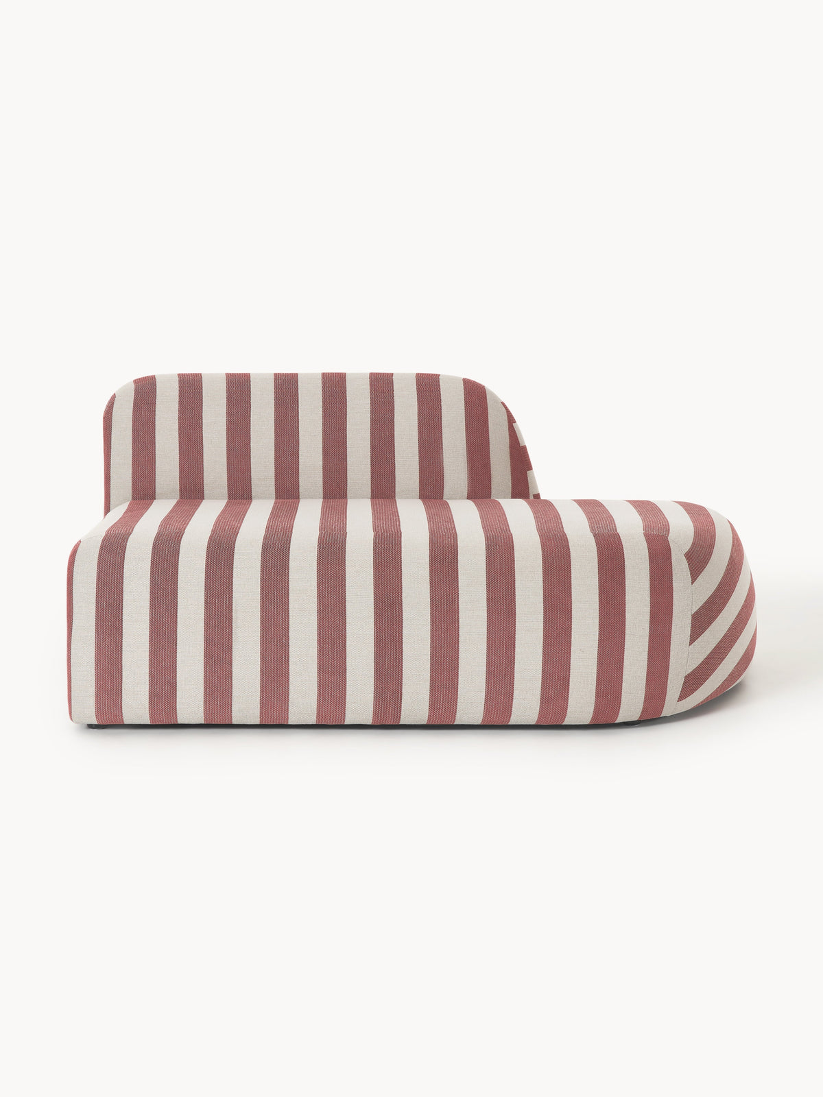 Simpales Wolke Striped Chaise Section